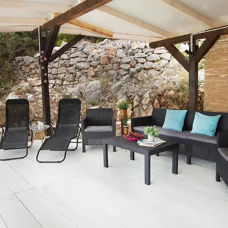 House Roko With Sea View, Terrace, Garden And Barbecue, Near The Beach, Tisno, Dalmatia פארק נופש טיסנו