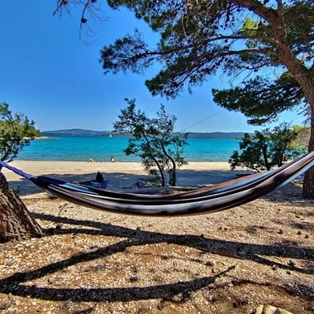 House Roko With Sea View, Terrace, Garden And Barbecue, Near The Beach, Tisno, Dalmatia * טיסנו