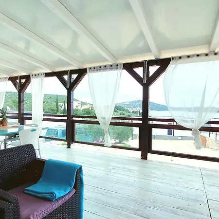 House Roko With Sea View, Terrace, Garden And Barbecue, Near The Beach, Tisno, Dalmatia פארק נופש טיסנו